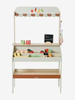 Speelgoed-Imitatiespelletjes-Keuken en etenswaren-Winkel met benodigdheden / toebehoren FSCÂ®-hout