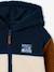 Gilet zippé à capuche garçon bleu moyen+vert sapin - vertbaudet enfant 