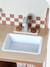 Houten keukentje met accessoires van FSC®-hout ecru+karamel+rozen+saliegroen - vertbaudet enfant 