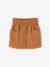 Jupe en velours poches coeur fille anthracite+bleu canard+camel+mauve - vertbaudet enfant 