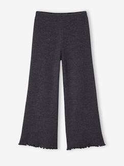 -Wijde gebreide legging voor meisjes