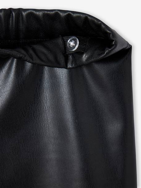 Legging fille slim long noir - vertbaudet enfant 