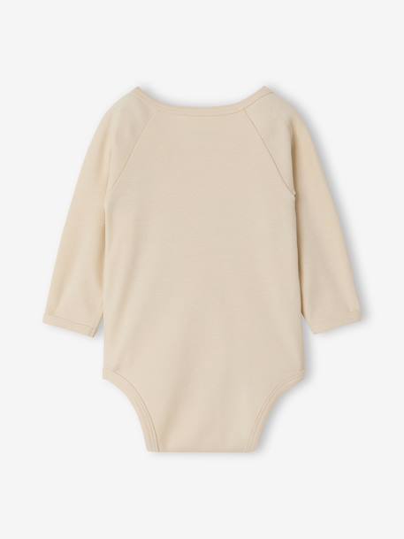 Set van 5 newborn rompertjes met lange mouwen gemêleerd beige - vertbaudet enfant 