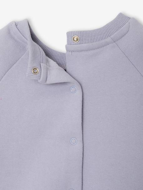 Sweat bébé ouverture dos bleu ciel - vertbaudet enfant 