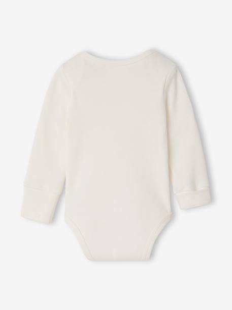Set van 5 babybody's met lange mouwen ecru - vertbaudet enfant 