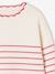 Pull fille manches longues framboise+marine+rose - vertbaudet enfant 