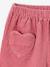 Short en velours poches coeur fille facile à enfiler kaki+marine+rose+vieux rose - vertbaudet enfant 
