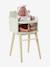 Chaise haute poupon feston en bois FSC® blanc - vertbaudet enfant 