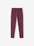 Legging long fille noir+prune - vertbaudet enfant 