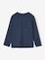 Jongensshirt met lange mouwen antraciet+cappuccino+rood+saliegroen+wit - vertbaudet enfant 