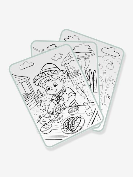 KidyDrawPAD Tekentablet met overtrektechniek blauw+lichtgroen - vertbaudet enfant 