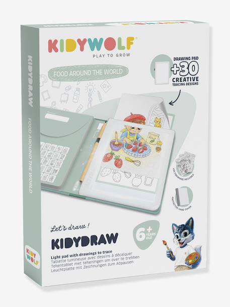 KidyDrawPAD Tablette dessin par décalquage bleu+vert clair - vertbaudet enfant 