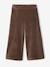 Pantalon fille large en velours anthracite+bleu grisé+chocolat+écru+kaki+marron+mauve+prune+rose - vertbaudet enfant 
