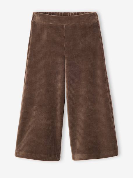 Fille-Pantalon fille large en velours 