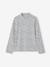 Sous-pull fille manches longues écru+vert - vertbaudet enfant 