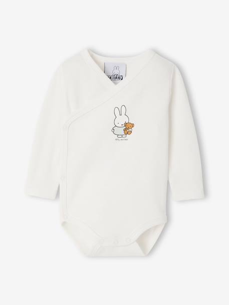 Lot de 2 bodies naissance Miffy manches longues vert d'eau - vertbaudet enfant 