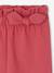Molton babybroek met elastische taille flesgroen+inkt+rozen - vertbaudet enfant 
