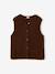 Veste sans manches chocolat+noir+sable - vertbaudet enfant 