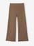 Legging large fille gris chiné+taupe - vertbaudet enfant 