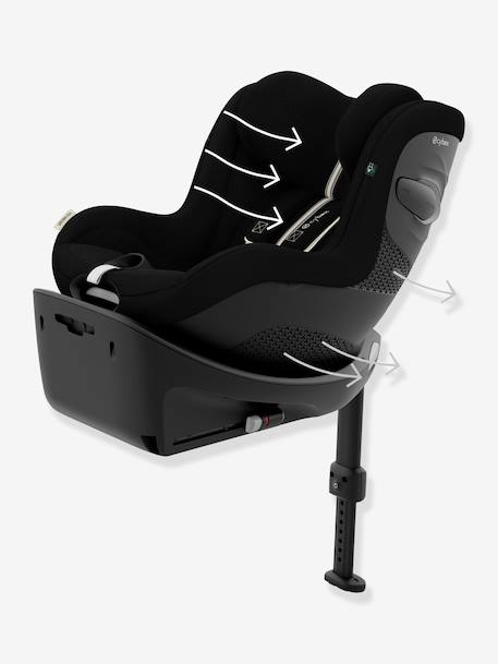 Siège-auto Sirona G3 tissu Plus noir - vertbaudet enfant 