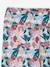 Technische sportlegging met print voor meisjes antraciet+oudroze - vertbaudet enfant 