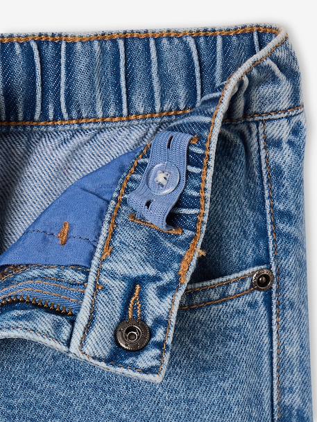Loose jeans voor jongens double stone+zwart - vertbaudet enfant 
