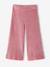 Pantalon fille large en velours anthracite+bleu grisé+chocolat+écru+kaki+marron+mauve+prune+rose - vertbaudet enfant 