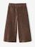 Pantalon fille large en velours anthracite+bleu grisé+chocolat+écru+kaki+marron+mauve+prune+rose - vertbaudet enfant 