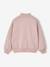 Sweat fille col montant rose pâle - vertbaudet enfant 