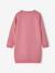Basics fleece meisjesjurk ecru+marineblauw+saliegroen+zachtpaars - vertbaudet enfant 