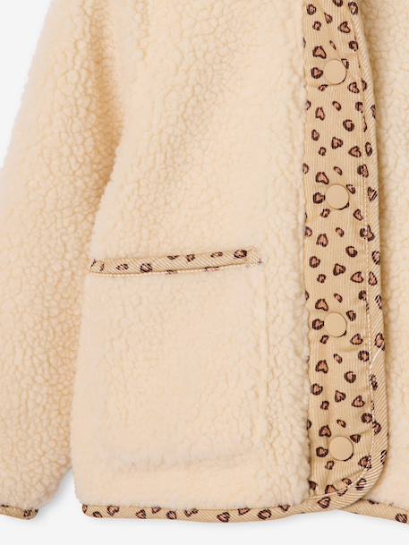 Veste à capuche fille vanille - vertbaudet enfant 