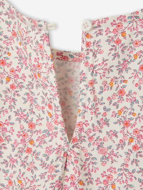 Robe courte fille manches longues vanille - vertbaudet enfant 