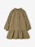 Robe courte fille écru+kaki - vertbaudet enfant 