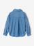 Chemise fille manches longues bleu jean - vertbaudet enfant 