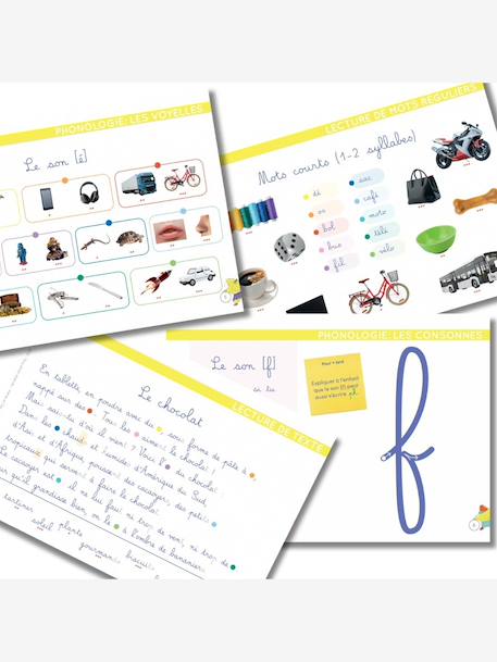 Set met 5-8 verhaaltjes en leren lezen meerkleurig - vertbaudet enfant 