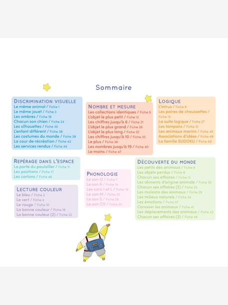 Set van 2 activiteitenboekjes voor de kleuterschool meerkleurig - vertbaudet enfant 