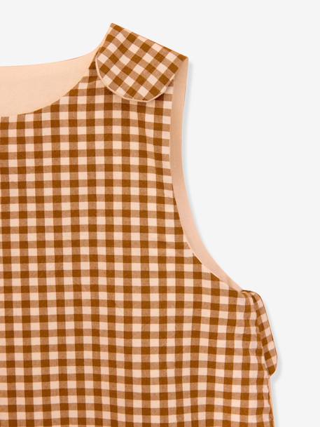 Gigoteuse vichy caramel - vertbaudet enfant 
