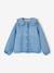 Denim blouse met lange mouwen double stone - vertbaudet enfant 