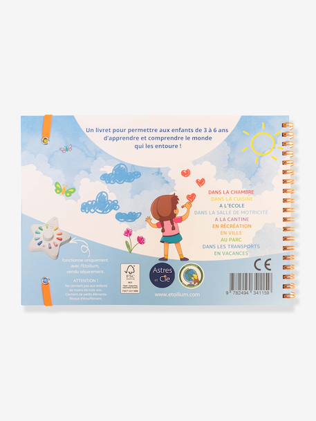 Set van 2 activiteitenboekjes voor de kleuterschool meerkleurig - vertbaudet enfant 
