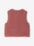 Gilet fille sans manches en sherpa blush+prune+vanille - vertbaudet enfant 