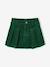 Jupe short fille plissée beige+bordeaux+vert anglais - vertbaudet enfant 