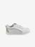 Baskets ananas fille en cuir BLANC - vertbaudet enfant 