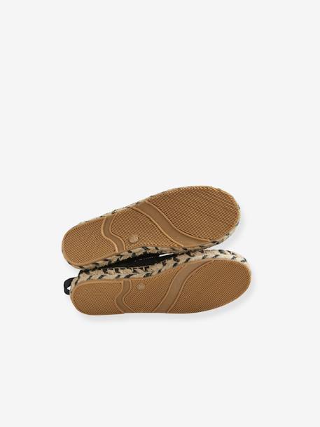 Ballerines espadrilles fille en toile NOIR - vertbaudet enfant 