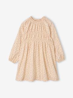 -Robe courte fille manches longues
