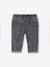 Basics denim jeans voor baby's met elastische tailleband en zakken denimgrijs+ongewassen denim - vertbaudet enfant 