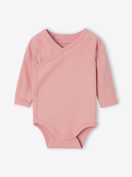 Set van 5 meegroeirompers met lange mouwen rozen - vertbaudet enfant 
