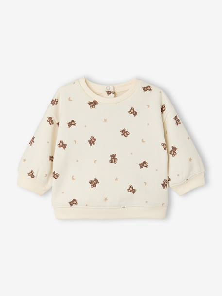 2-delige babyset met sweater en broek ecru - vertbaudet enfant 