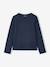 Lot de 3 T-shirts manches longues fille écru+encre+vanille - vertbaudet enfant 