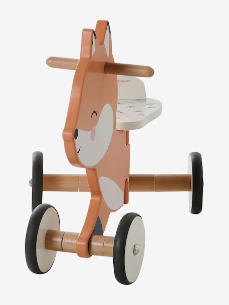 Porteur renard en bois FSC® orange - vertbaudet enfant 
