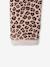 Meisjeslegging met fleecevoering Bruin met print+chocoladebruin+donkergrijs+grijs, bedrukt+inktblauw+rozenhout - vertbaudet enfant 